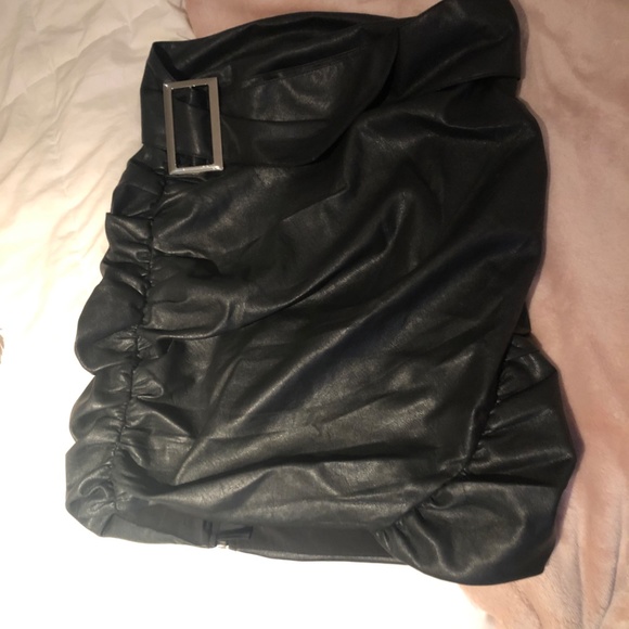 Dillon Vegan Leather Skirt by For Love and Lemons Size M - Picture 6 of 6